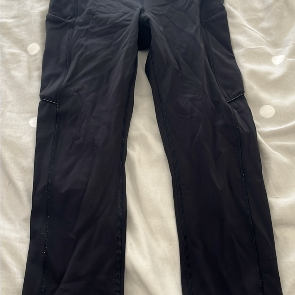 lululemon athletica Black Women's Leggings with Side Pockets